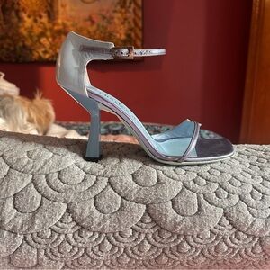 Charles David Celeste Heels Sz 6.5 💙 Nappa Silk Stella – Chic & Sculpted